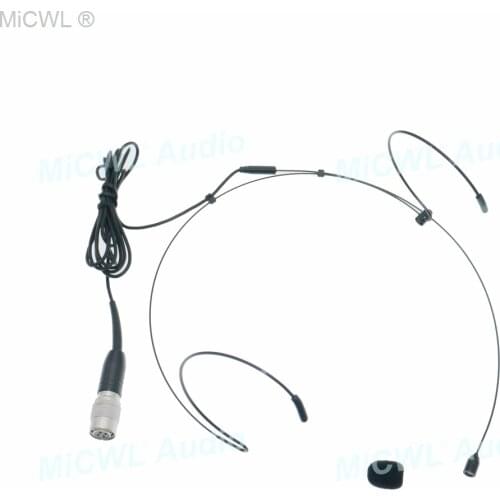 ATW2200 High Quality Headset Microphone For Audio Technica BeltPack Transmitter Black