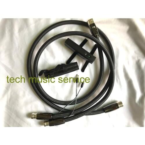 WEL Signature 2 XLR to 2 XLR silver Audio Balance xlr Cable cord A pair Male to female with Carbon DBS