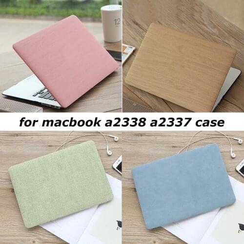 PU Leather Case For Apple Macbook Air Pro Retina M1 Chip A2337 11 12 13 15 16 inch Flat Case For 2020 Pro13 A2338 A2289 A2179