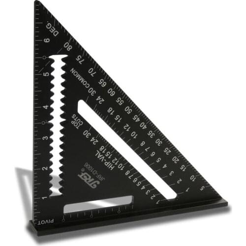 Woodwork Triangular Ruler Woodworking Ruler 7Inch/185mm