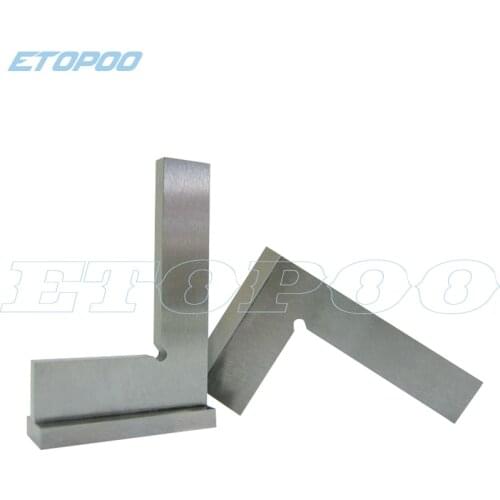 DNI875 Hardened Carbon Steel 90 degree Flat Edge Square With Wide Base 90 degree Industrial Wide Base Square Gauge Tools