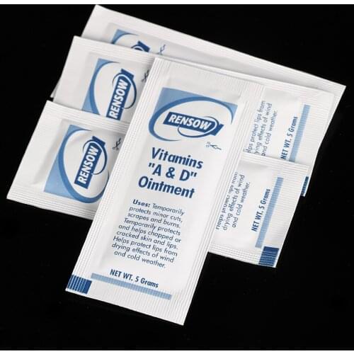 50pcs Tattoo Recovery Cream Vitamin A D Moisturize Skin Vegetal Extract Ointment Individual Packing Tattoo Supply Free Shipping