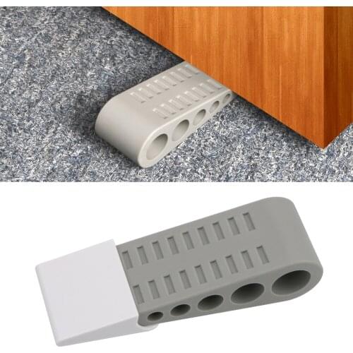 Non-Slip TPR Large Wedge Floor Stoppers Wide Door Stopper Home Protector For Office Home Baby Safe