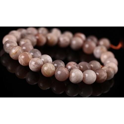 Wholesale 4mm 6mm 8mm 10mm 12mm Round Sun Stone Beads Natural Stone Beads For Bracelet Making Strand
