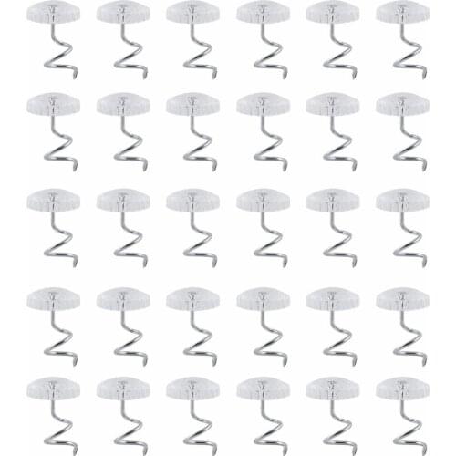 30/50pcs Clear Pins Pin Couch Chair Car Sofa Headliner Repair Loose Drapery Craft DIY Upholstery Accessories