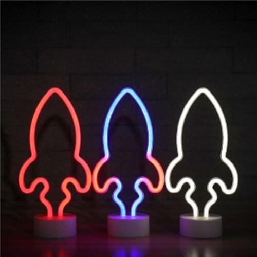 LED Neon Lights Safe Innovative Sign Night Light Art Wall Decorative For Kids Baby Room Holiday Lighting Party Bar Decor