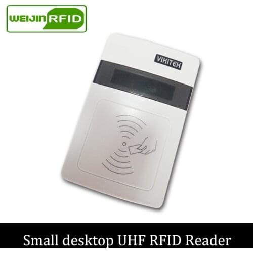 UHF RFID reader writer VIKITEK VFR08 USB port 915mhz 900mhz 868mhz passive rfid tag label inlay card sticker copier encoder