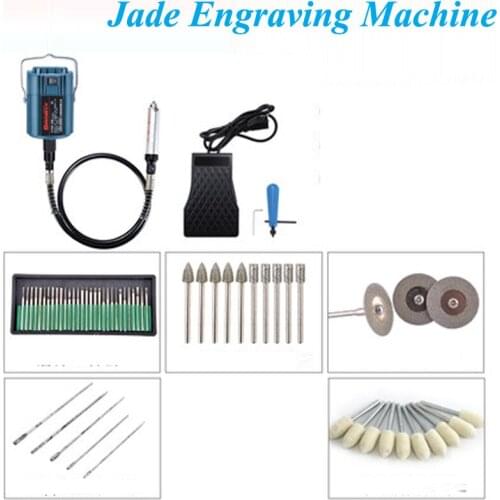 800W High Power Hanging Mill Engraving Machine Jade Woodworking Metal Polishing Grinding Machine G7800