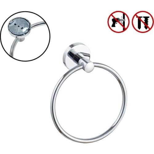 Factory Towel Rack Stainless Steel Clothes Hanger Kitchen And Bathroom Hardware Bathroom Hanging Ring Towel Ring