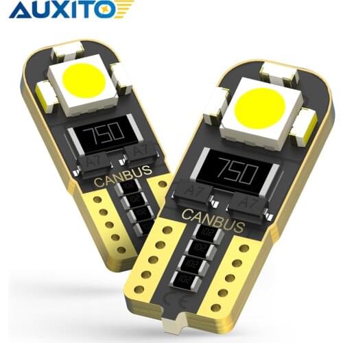 2Pcs T10 W5W LED 6000k 12V Bulb Canbus Car Interior Reading Light Wedge Side Parking Lamp For Opel Astra j k Vectra Zafira Corsa