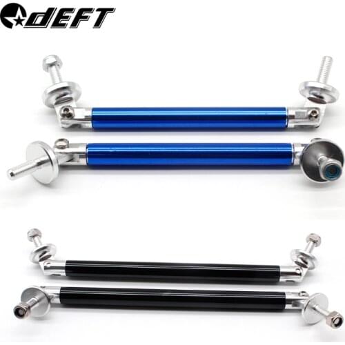 2Pcs Stainless Steel 100mm 150mm 200mm Car Front Rear Frame Bumper Lip Protector Adjustable Rod Splitter Strut Tie Bar Support
