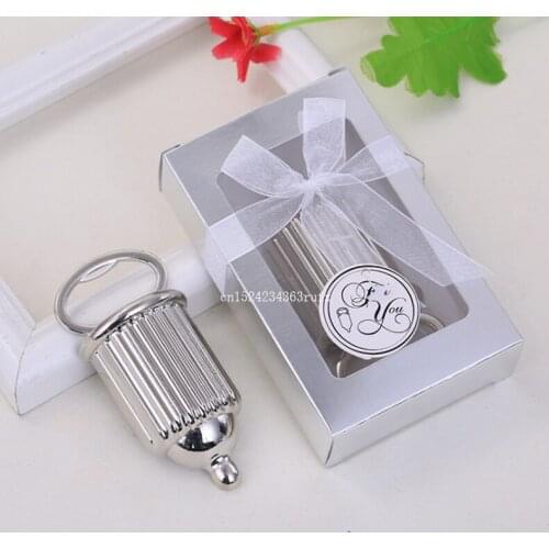50pcs Baby Feed Bottle Openers with Gift Boxes Party Favors Beer Wine Bottle Openers Wholesale