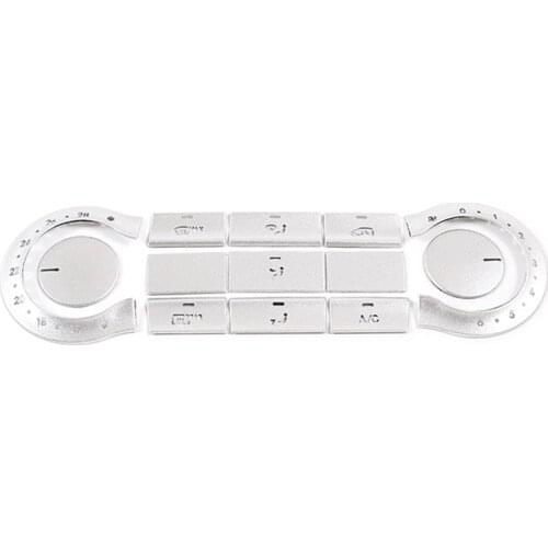 Car Central Control Air Conditioning Switch Button Cover Sticker for Mercedes Benz A B Class CLA GLA