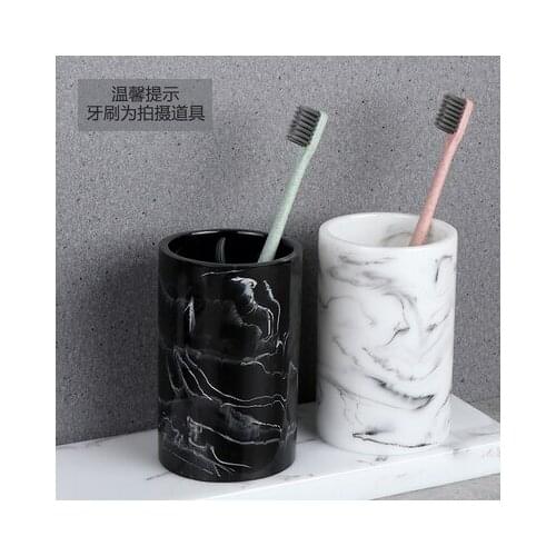 Washing Cup Household Lotion bottle Cotton swab box Creative Toothbrush Cup Set Pair of Couples Toothbrush Cup Bathroom Set