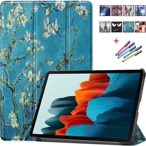 Coque For Samsung Galaxy Tab S7 Case Luxury Flip Leather Case 11 inch Stand Book Cover For Samsung Tab S7 Tablet Case T870 T875