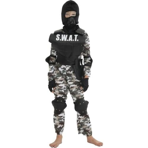 Counter-Strike Battle Childrens Camouflage Acting Costume Stage Prop Performance Costume Halloween Party Carnival New Cosplay