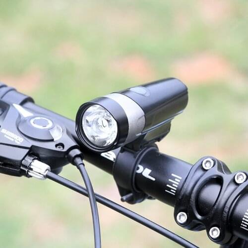 Black Riding LED Bicycle Headlights USB Charging Strong Light Flashlight MTB Road Cycling Accessories Front Lamp