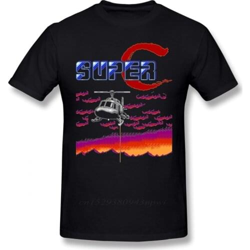 100% Cotton Hipster Super Contra NES Console Game Tee Shirt MenMan Short Sleeve Free Shipping Homme T Shirt