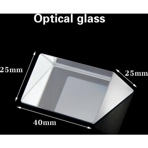 Isosceles Right Angle Prism Optical Glass High Precision K9 Material Factory Direct Sales