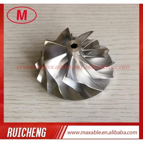 K04 5306-123-2014 Upgrade 46.39/60.00mm 7+7 blades high performance turbo billet/milling/aluminum 2618 compressor wheel
