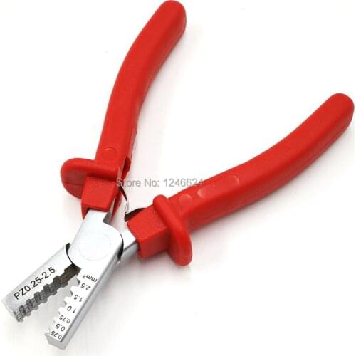 Manfacturering company light weight stainless steel Cable ferrules crimping plier PZ0.25-2.5