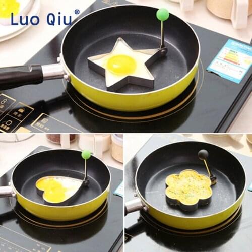 Egg frying machine creative love convenience model multi-shaped stainless steel omelette