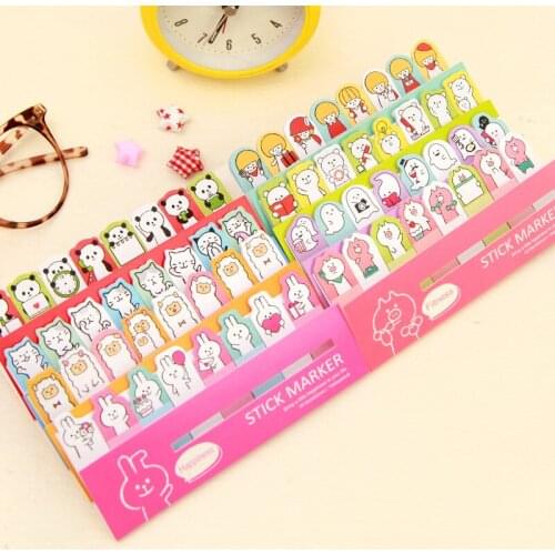 Cute planner stickers Animal panda stick marker Memo pad/diary stickers Stationery Office accessories School supplies papeleria