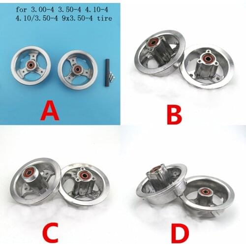 3.00-4 4.10/3.50-4 9x3.50-4 inch wheel Rim Sets Mobility Freewheel Scooter Electric Scooter Gas Scooter ATV