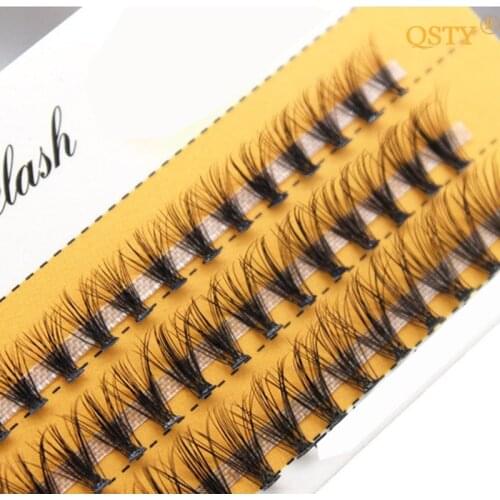 2019 Hot All Size C Curl Individual Mink Eyelash Extension Soft Black Fake False Eye Lashes Makeup Tool Free shipping