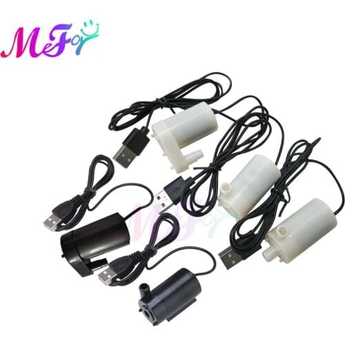 DC 2.5 4V 5V 6V 3V 3W Low Noise Brushless Motor Pump 120L/H Mini Micro Submersible 1M USB Water Pump Garden Tool