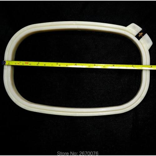 Adjustable Small Embroidery Frame Oval 5.1*7.9' Plastic Cross Stitch Hoop Rectangle Diy Craft Hoops Sewing Tools 1pc Retail