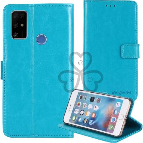 TienJueShi Business TPU Silicone Flip Protect Leather Cover Wallet Case For Doogee X96 Pro 6.52 inch Pouch Shell Etui