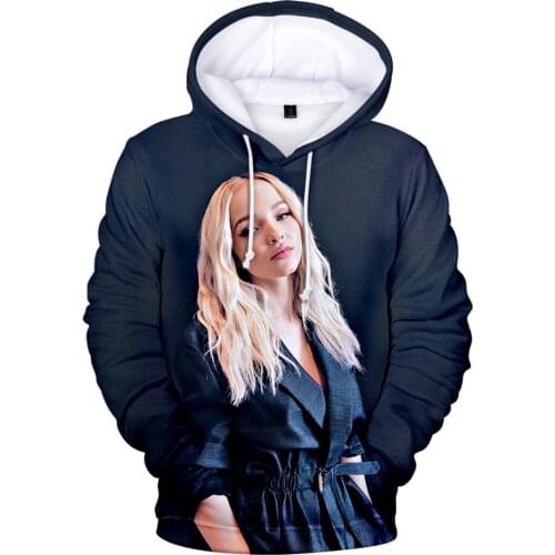 3D Print Hoodie Dove Cameron Sweatshirt Causal Men Women Fashion Hoodies Long Sleeve Pullover Oversized Clothes Boys Kpop Hoody