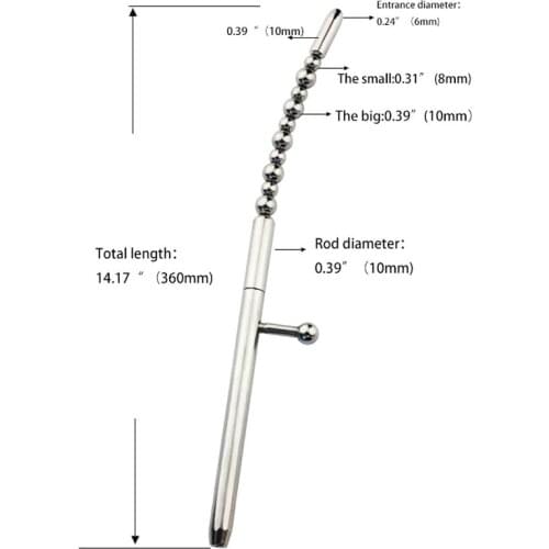 Stainless Steel Urethral Sounding Rod Penis Plug Sex Toys For Men Cbt Chastity Penis Insertion Urethral Sound Dillators