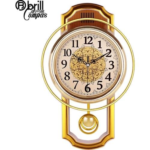 Vintage Swing Clock Wall Clocks Home Decor Living Room Hanging Tables 3d Bedroom Wall Watches Home Decor Silent Quartz Horloge
