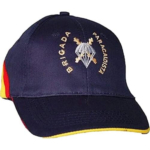 Embroidered cap emblem brimac, one size. Black Color