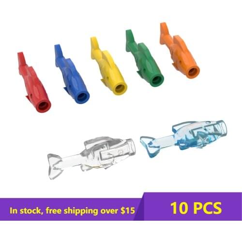 10PCS MOC Bricks 64648 Fish For Building Blocks Parts DIY Construction Creative Gift Toys