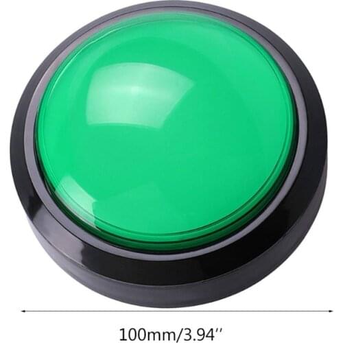 100mm Big Round Push Button LED with Microswitch for DIY Arcade Game Machine RXBB