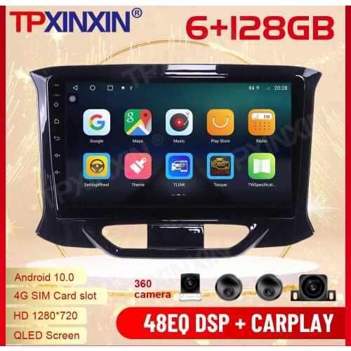2 Din Carplay Android 10 Radio Receiver Multimedia Stereo For Lada Xray GPS WiFi Auto Navigation Audio Video Recorder Head Unit