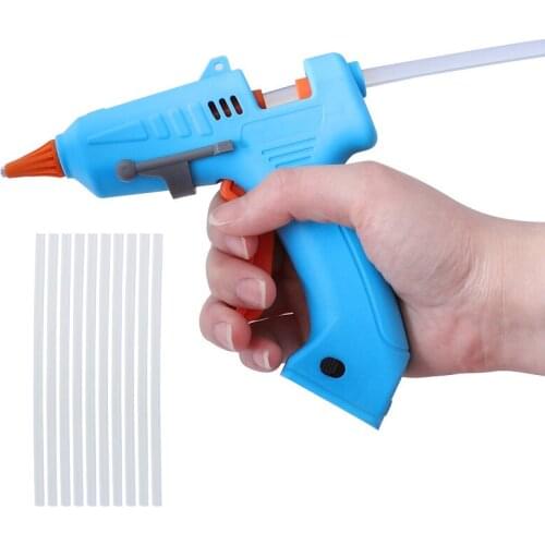 20W Wireless Hot Melt Glue Gun With Glue Stick 7*200MM Mini Gun Thermo Electric Heat Temperature Tool DIY Glue Gun Repair Set