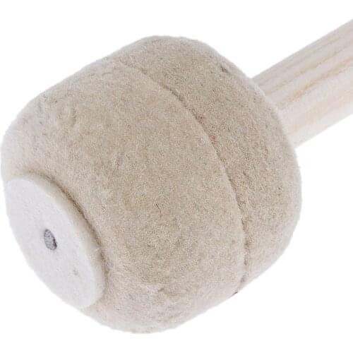 4.5cm Felt Head Tenor Drum Mallet Drum Sticks for Drum Percussion Drum Parts