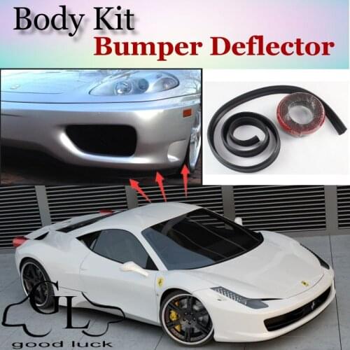 Bumper Lip Deflector Lips For Ferrari 458 Italia 2009~2015 Front Spoiler Skirt For TopGear Fans to Tuning / Body Kit / Strip