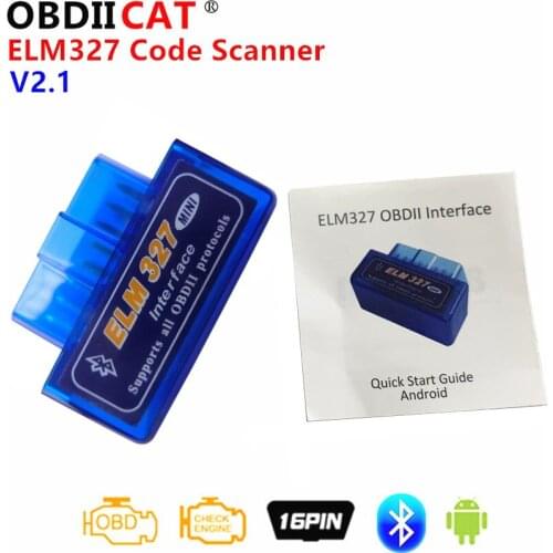 10 PCS Super Mini ELM327 Bluetooth OBD2 Scanner ELM 327 bluetooth obd2 For Multi-brands Latest Version V2.1 elm327