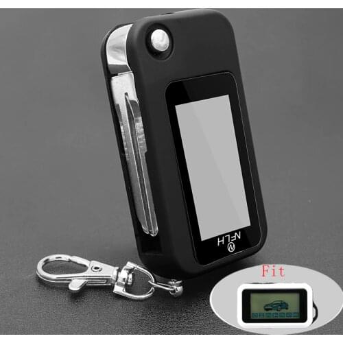 E90 Case Keychain Two way car alarm system for Starline E90 E91 E92 E93 E95 E96 E60 2-way LCD remote controller Key Fob Chain