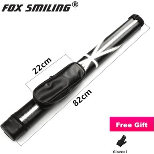 1/2 2 Holes Pool Cue Case 82cm Length Blue Black Color Billiards Case Accessories With Very Good Quality