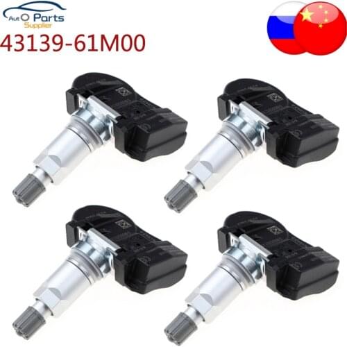 4 Pcs 43139-61M00 4313961M00 Tire Pressure Sensor For Suzuki Vitara SX4 S-cross Ignis Baleno Swift Jimmy 43130-61M00, 4313061M00