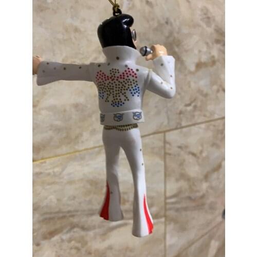 Figure catkking Star rock singer E ll v i s P rr es l e y doll sucker doll car ornaments out of print