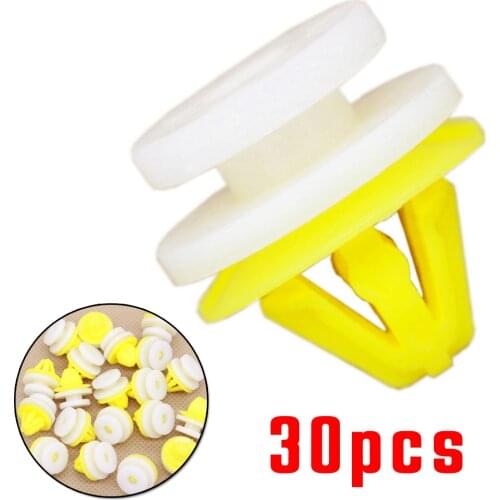 30Pcs Brand New Retainer Nylon Fit For 2008-2015 Land Rover LR2 Door Cladding Fastener Clips DYC500030 Interior Accessories