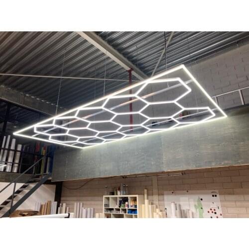 GE8001 Hot Sale Fashionable for Car Workshop Film Coating Export Hexagon Led Light