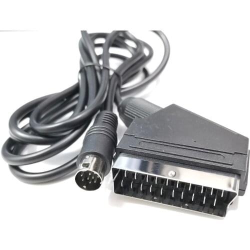 D5QC RGB Scart Lead cable for sega -Mega Drive 2 -Genesis 2 Megadrive 2 MD2 RGB AV Scart Cable 1.8m